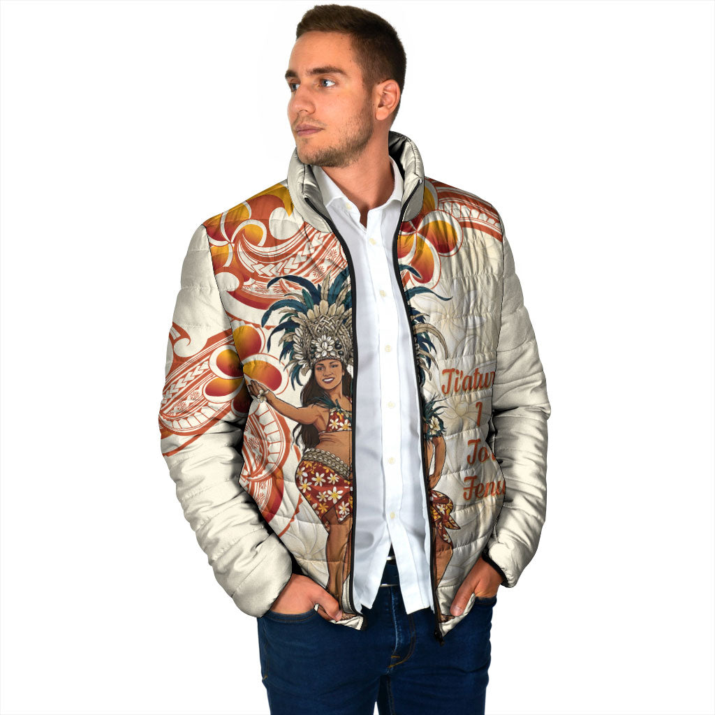 Heiva i Tahiti Padded Jacket Ori Tahitian Dance Tiare Maori