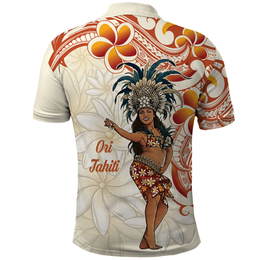 Heiva i Tahiti Polo Shirt Ori Tahitian Dance Tiare Maori LT14 - Polynesian Pride