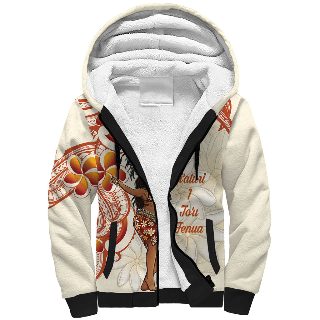 Heiva i Tahiti Sherpa Hoodie Ori Tahitian Dance Tiare Maori