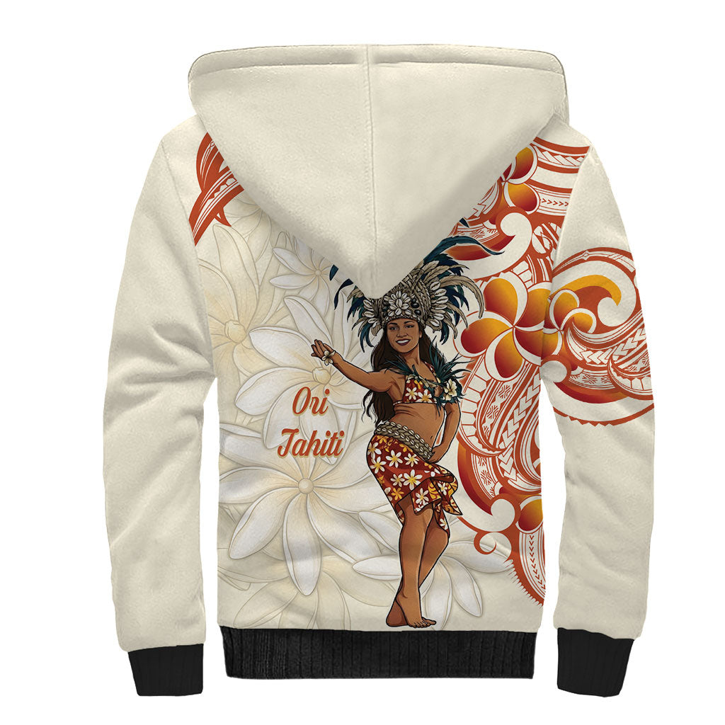 Heiva i Tahiti Sherpa Hoodie Ori Tahitian Dance Tiare Maori LT14 - Polynesian Pride