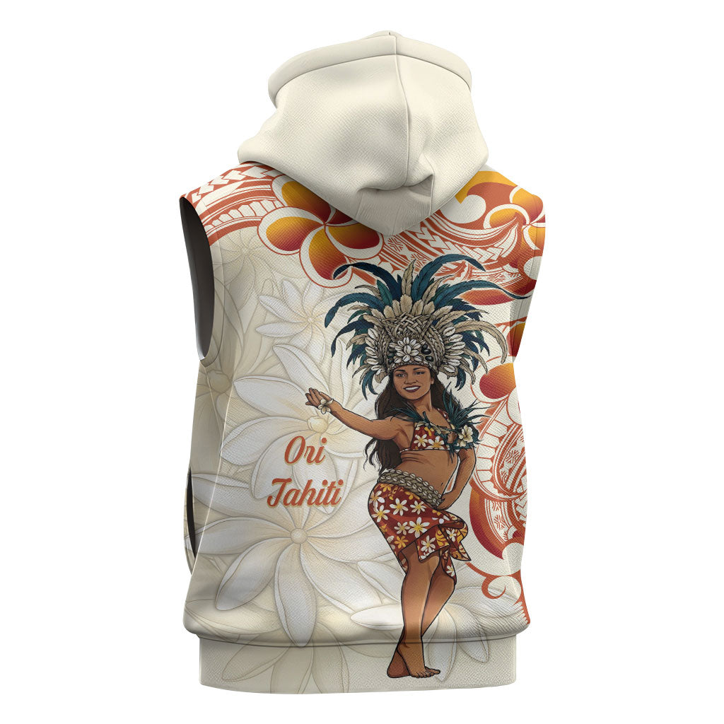 Heiva i Tahiti Sleeveless Hoodie Ori Tahitian Dance Tiare Maori LT14 - Polynesian Pride