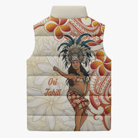 Heiva i Tahiti Sleeveless Puffer Jacket Ori Tahitian Dance Tiare Maori