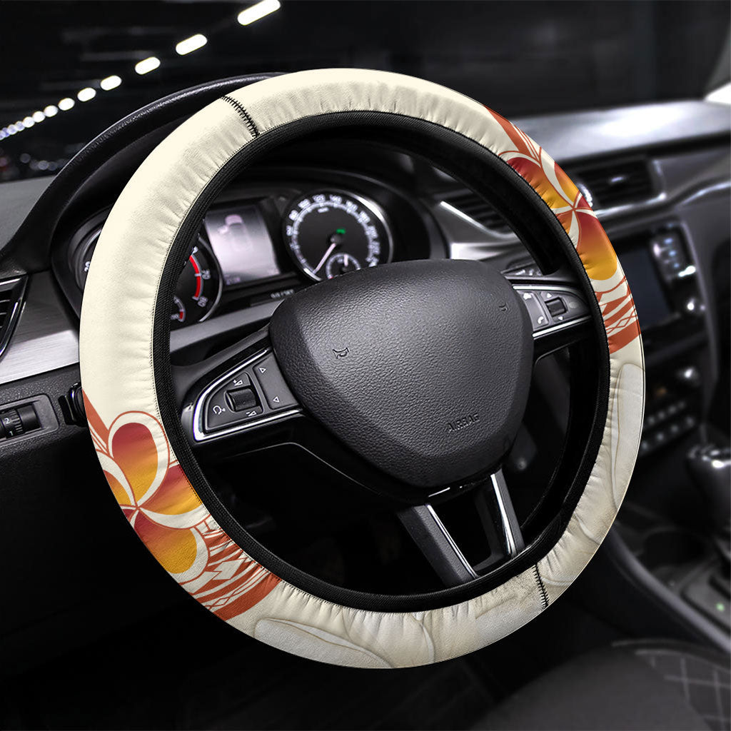 Heiva i Tahiti Steering Wheel Cover Ori Tahitian Dance Tiare Maori