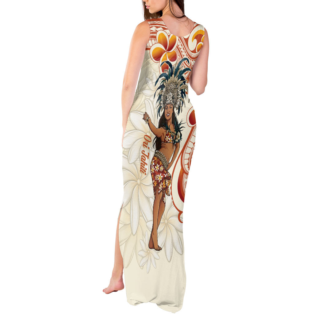 Heiva i Tahiti Tank Maxi Dress Ori Tahitian Dance Tiare Maori LT14 - Polynesian Pride