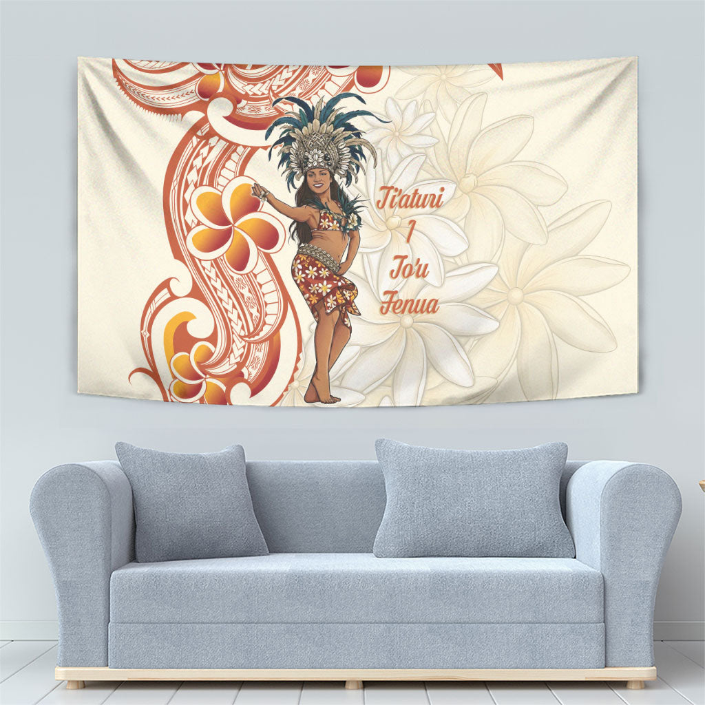 Heiva i Tahiti Tapestry Ori Tahitian Dance Tiare Maori LT14 - Polynesian Pride