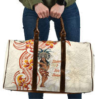 Heiva i Tahiti Travel Bag Ori Tahitian Dance Tiare Maori LT14 Beige - Polynesian Pride