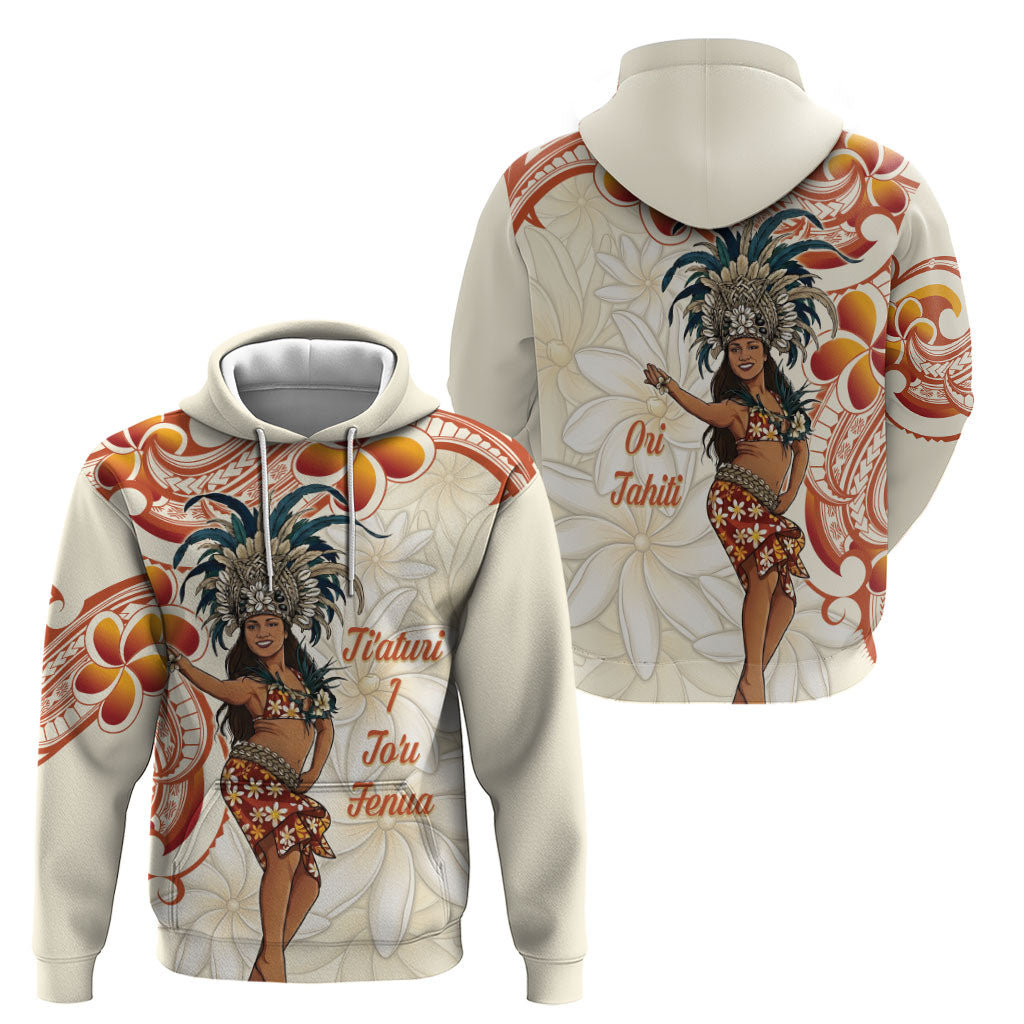 Heiva i Tahiti Zip Hoodie Ori Tahitian Dance Tiare Maori LT14 - Polynesian Pride