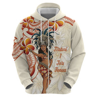 Heiva i Tahiti Zip Hoodie Ori Tahitian Dance Tiare Maori LT14 - Polynesian Pride