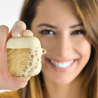 Heiva i Tahiti AirPods Case Tahitian Tiare Maori Cowrie Lei Brown LT14 - Polynesian Pride