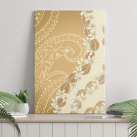 Heiva i Tahiti Canvas Wall Art Tahitian Tiare Maori Cowrie Lei Brown LT14 - Polynesian Pride
