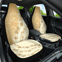 Heiva i Tahiti Car Seat Cover Tahitian Tiare Maori Cowrie Lei Brown LT14 One Size Brown - Polynesian Pride