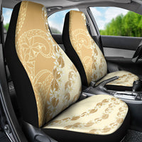 Heiva i Tahiti Car Seat Cover Tahitian Tiare Maori Cowrie Lei Brown LT14 - Polynesian Pride
