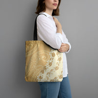 Heiva i Tahiti Tote Bag Tahitian Tiare Maori Cowrie Lei Brown LT14 - Polynesian Pride
