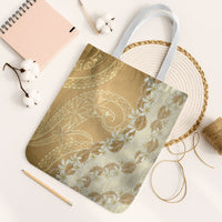 Heiva i Tahiti Tote Bag Tahitian Tiare Maori Cowrie Lei Brown LT14 White Strap One Size Brown - Polynesian Pride