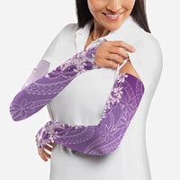 Heiva i Tahiti Arm Sleeves Tahitian Tiare Maori Cowrie Lei Purple LT14 - Polynesian Pride