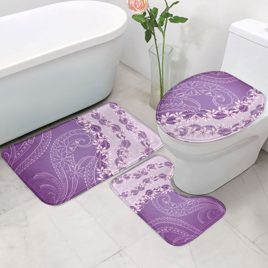 Heiva i Tahiti Bathroom Set Tahitian Tiare Maori Cowrie Lei Purple LT14 - Polynesian Pride