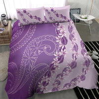 Heiva i Tahiti Bedding Set Tahitian Tiare Maori Cowrie Lei Purple LT14 - Polynesian Pride