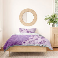 Heiva i Tahiti Bedding Set Tahitian Tiare Maori Cowrie Lei Purple LT14 - Polynesian Pride