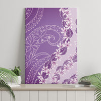 Heiva i Tahiti Canvas Wall Art Tahitian Tiare Maori Cowrie Lei Purple LT14 - Polynesian Pride