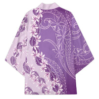 Heiva i Tahiti Kimono Tahitian Tiare Maori Cowrie Lei Purple LT14 - Polynesian Pride