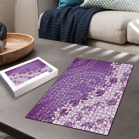 Heiva i Tahiti Puzzle Tahitian Tiare Maori Cowrie Lei Purple LT14 - Polynesian Pride