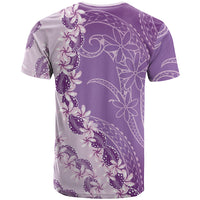 Heiva i Tahiti T Shirt Tahitian Tiare Maori Cowrie Lei Purple LT14 - Polynesian Pride