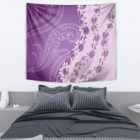 Heiva i Tahiti Tapestry Tahitian Tiare Maori Cowrie Lei Purple LT14 - Polynesian Pride