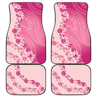 Heiva i Tahiti Car Mats Tahitian Tiare Maori Cowrie Lei Pink LT14 - Polynesian Pride