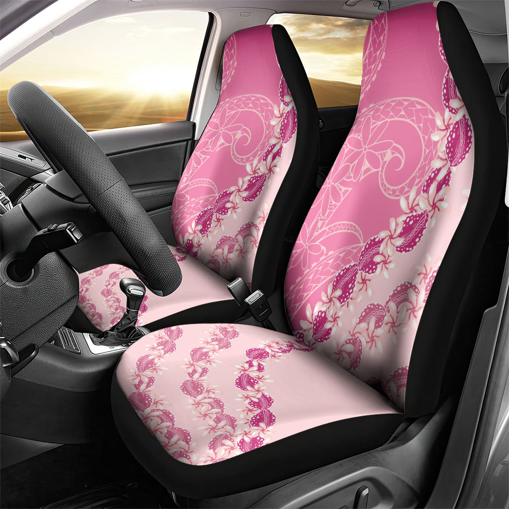 Heiva i Tahiti Car Seat Cover Tahitian Tiare Maori Cowrie Lei Pink LT14 - Polynesian Pride