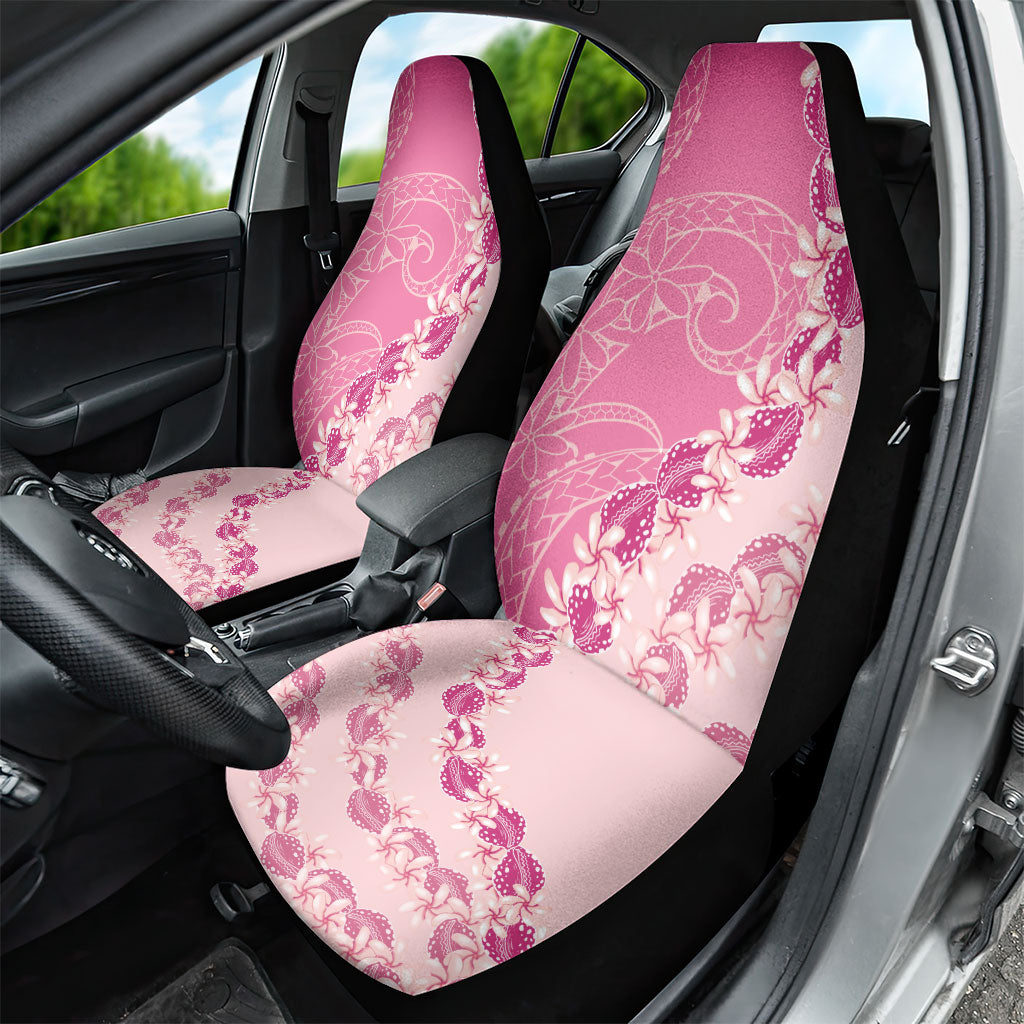 Heiva i Tahiti Car Seat Cover Tahitian Tiare Maori Cowrie Lei Pink LT14 - Polynesian Pride