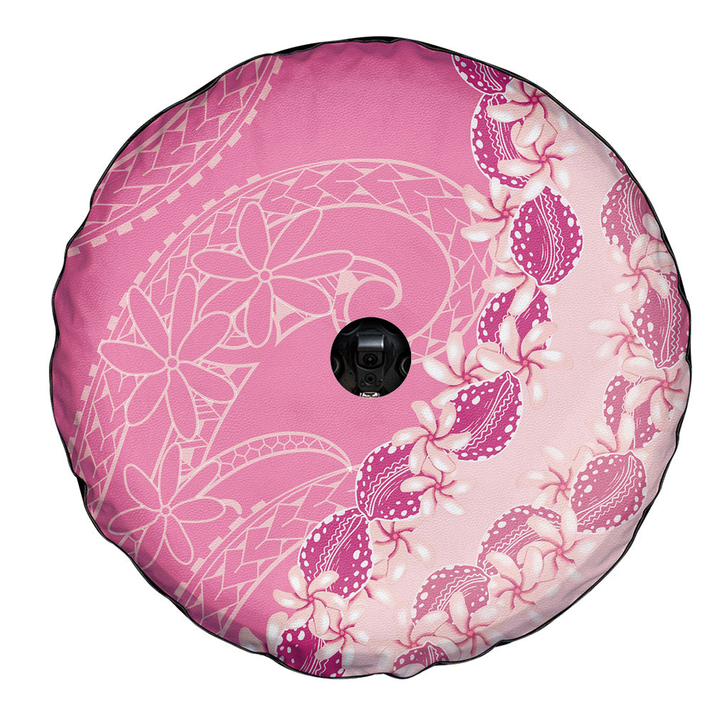 Heiva i Tahiti Spare Tire Cover Tahitian Tiare Maori Cowrie Lei Pink LT14 - Polynesian Pride