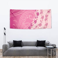 Heiva i Tahiti Tapestry Tahitian Tiare Maori Cowrie Lei Pink LT14 - Polynesian Pride