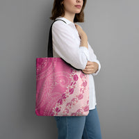 Heiva i Tahiti Tote Bag Tahitian Tiare Maori Cowrie Lei Pink LT14 - Polynesian Pride