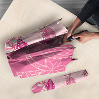 Heiva i Tahiti Umbrella Tahitian Tiare Maori Cowrie Lei Pink LT14 - Polynesian Pride