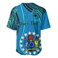 Personalised 13 March Penrhyn Island Gospel Day Baseball Jersey Cook Islands Tribal Pattern LT14 - Polynesian Pride