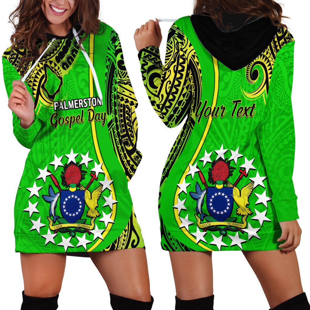 Personalised 25 May Palmerston Island Gospel Day Hoodie Dress Cook Islands Tribal Pattern LT14 - Polynesian Pride