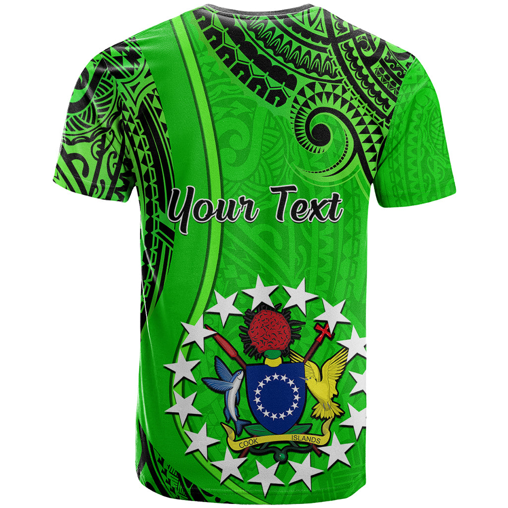 Custom 21 July Mitiaro Island Gospel Day T Shirt Cook Islands Tribal Pattern LT14 - Polynesian Pride