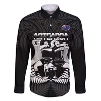 New Zealand Silver Fern Rugby Family Matching Tank Maxi Dress and Hawaiian Shirt Haka Dance With Aotearoa Maori Pattern