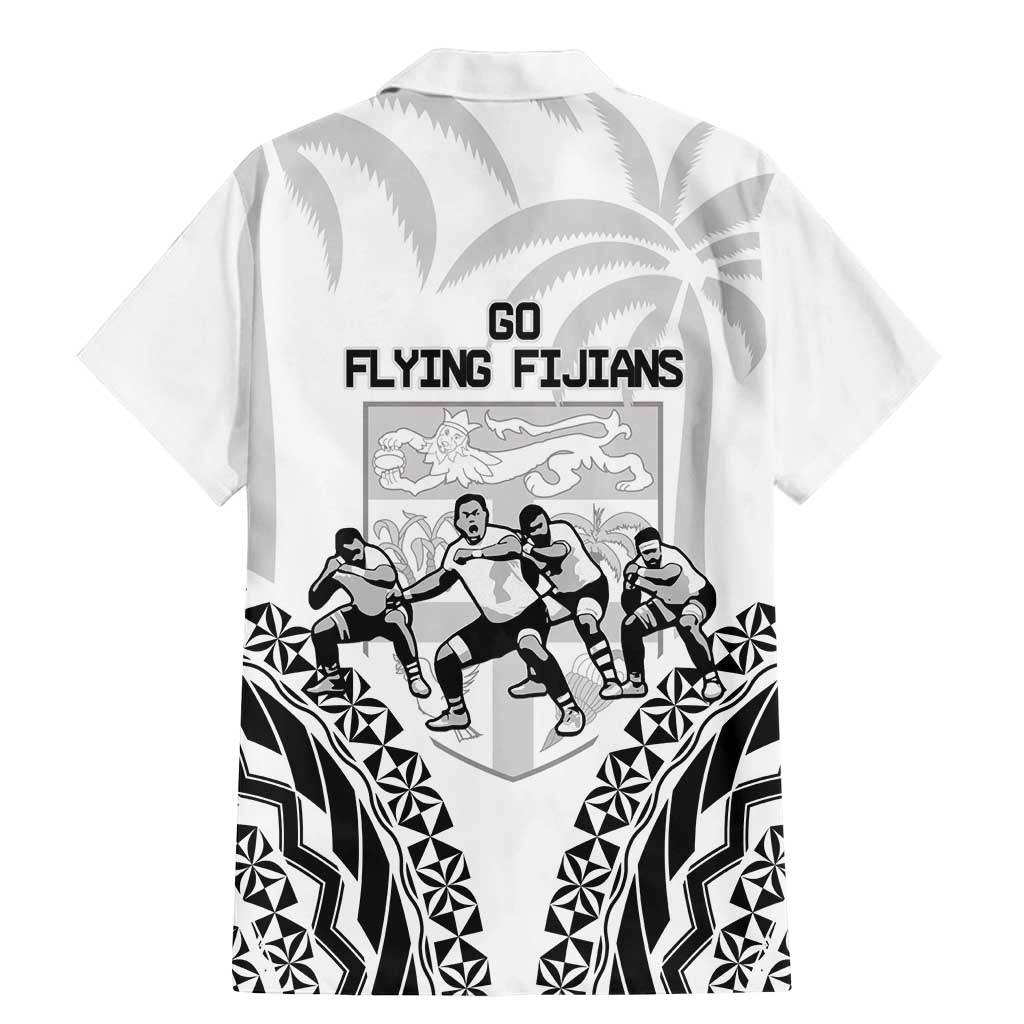 Fiji Tapa Rugby Family Matching Mermaid Dress and Hawaiian Shirt Cibi Dance With Fijian Pattern