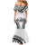 Fiji Tapa Rugby Mermaid Dress Cibi Dance With Fijian Pattern