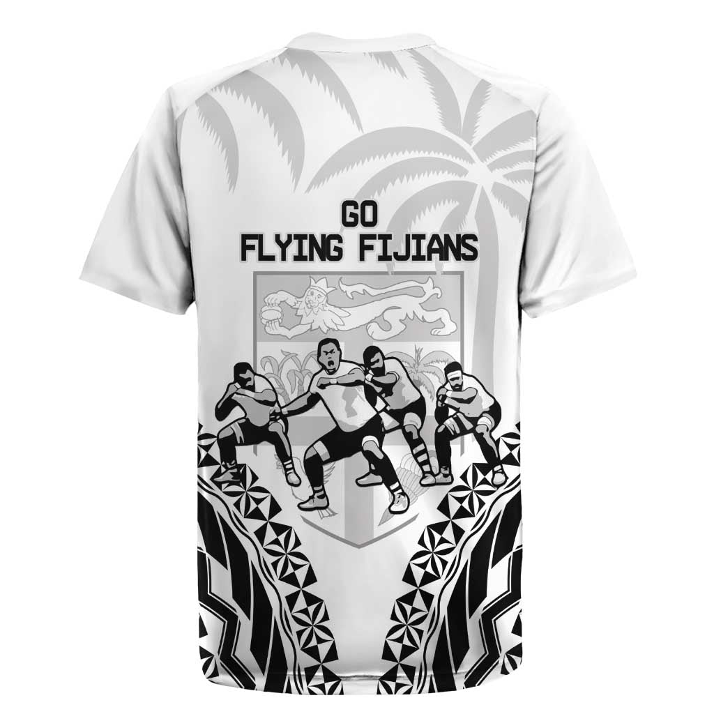 Fiji Tapa Rugby Rugby Jersey Cibi Dance With Fijian Pattern