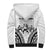 Fiji Tapa Rugby Sherpa Hoodie Cibi Dance With Fijian Pattern