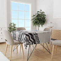 Fiji Tapa Rugby Tablecloth Cibi Dance With Fijian Pattern