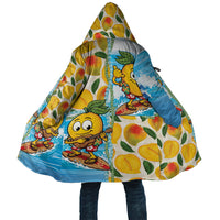 Aloha Hawaii Summer Cloak Hawaiian Lei Surfing Mango Palaka Motifs
