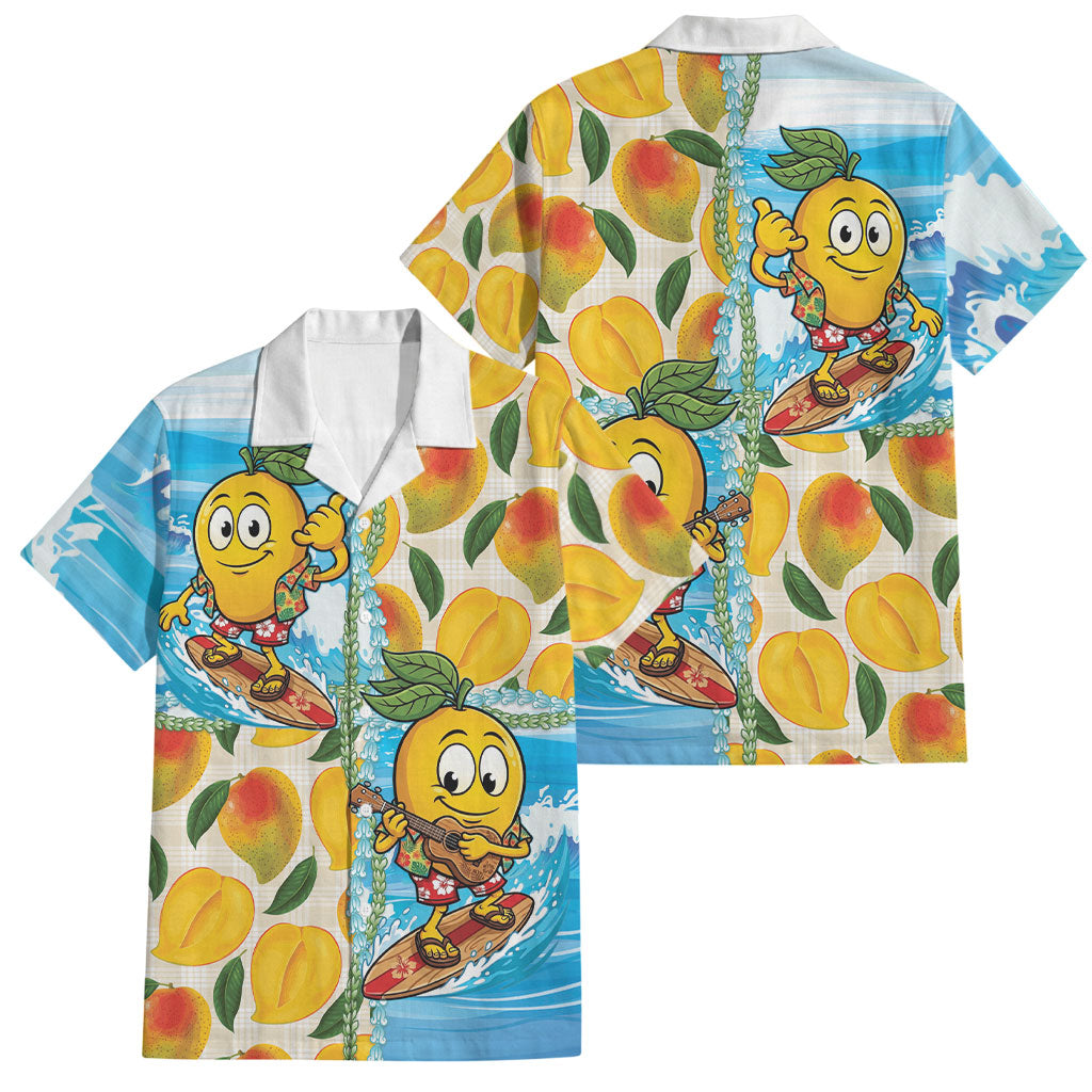 Aloha Hawaii Summer Family Matching Long Sleeve Bodycon Dress and Hawaiian Shirt Hawaiian Lei Surfing Mango Palaka Motifs