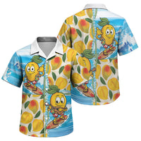 Aloha Hawaii Summer Family Matching Off The Shoulder Long Sleeve Dress and Hawaiian Shirt Hawaiian Lei Surfing Mango Palaka Motifs