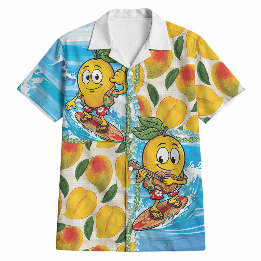 Aloha Hawaii Summer Hawaiian Shirt Hawaiian Lei Surfing Mango Palaka Motifs