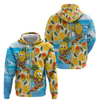 Aloha Hawaii Summer Hoodie Hawaiian Lei Surfing Mango Palaka Motifs