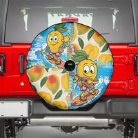 Aloha Hawaii Summer Spare Tire Cover Hawaiian Lei Surfing Mango Palaka Motifs