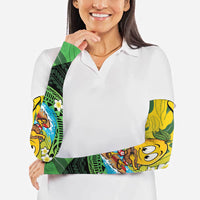 Hawaii Surfing Mango Arm Sleeves Manako Polynesian Fish Hook